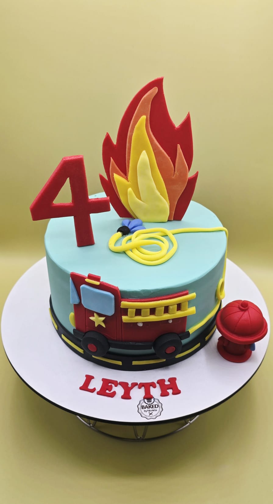 Bespoke custom celebration cake for Boys & Adventures handcrafted by Nicoleta